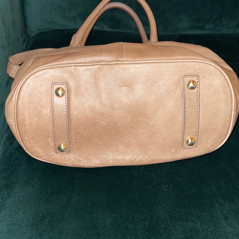 J.Crew Vintage Tobacco Leather Tote Bag - Picture 3 of 5